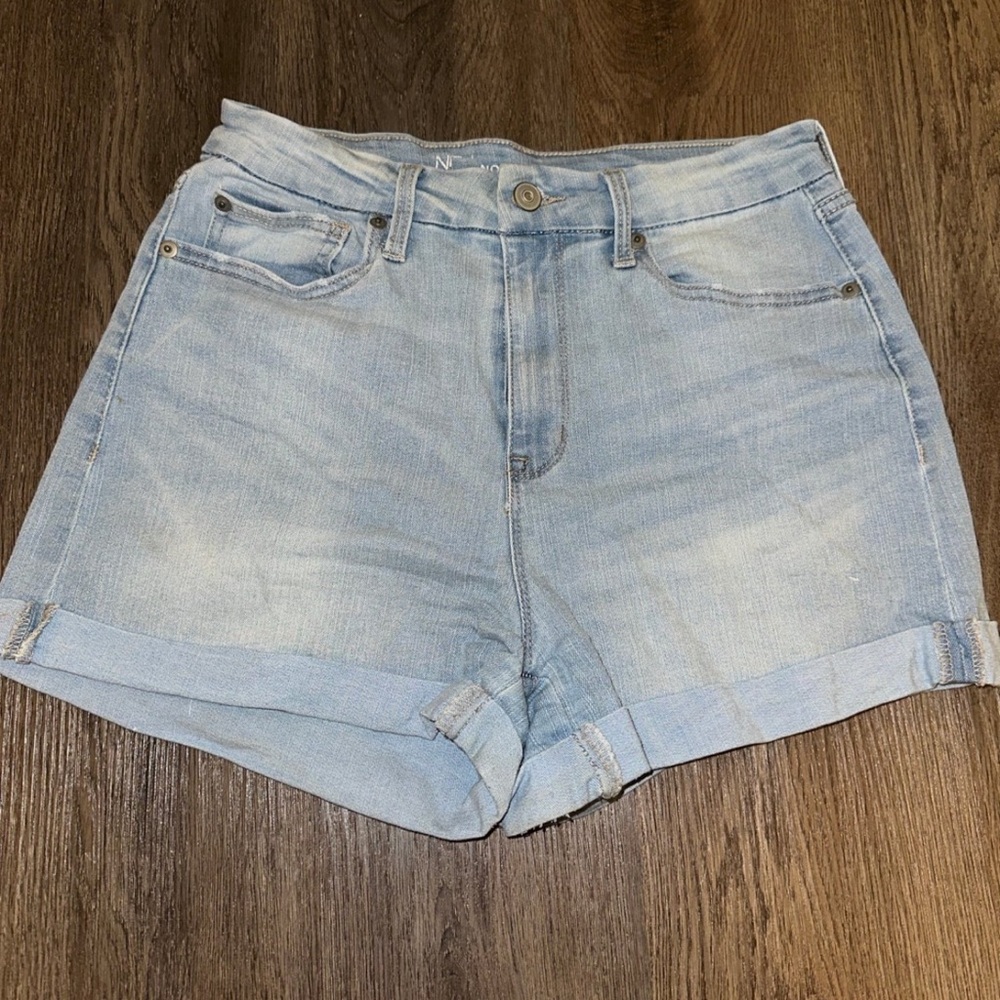 Light Blue Denim Women's Shorts